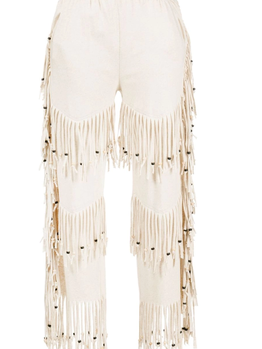 Affordable trousers Alanui Monsoon fringed Women 0823